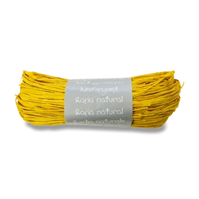 Sznurek prezentowy, 50 g, żółty